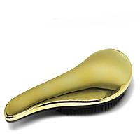 Масажна щітка для волосся 18 см, золото