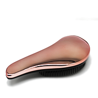 Масажна щітка для волосся 18 см, бронза