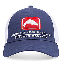 Кепка Simms Trout Icon Trucker Americana (12226-635-00) Кепка-бейсболка Мужская кепка