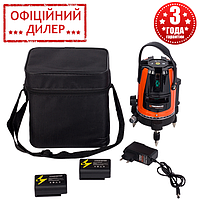 Лазерний рівень будівельний Tekhmann STP TSL-2/10 Gc (25 м, Зелений) Лазерний нівелір