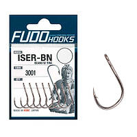 Гачки Fudo Iseama W/Ring Black 2/0 (8 шт.) (FHBN30012/0) Крючок для рыбалки Рыболовные крючки