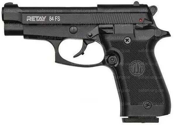 Стартовий пістолет Retay 84FS Black Сигнальний пістолет Шумовий пістолет