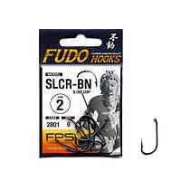 Гачки Fudo Slider Carp Black 2 (9 шт.) (FHBN28012) Крючок для рыбалки Рыболовные крючки Гачки Fudo Slider Carp Black 2 (9 шт.)