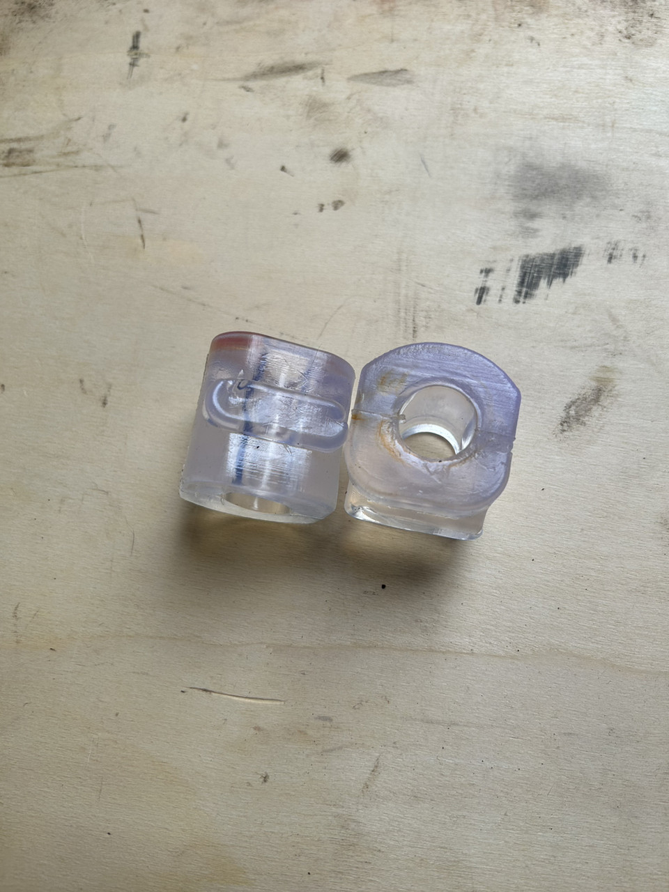 Втулки переднего стабилизатора Москвич 2141 Полеуритановые (ID ...