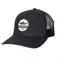 Кепка Simms Trout Patch Trucker Black (13449-001-00) Кепка-бейсболка Мужская кепка