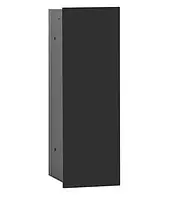 Модуль для набору туалетних щіток - вбудованний монтаж, 1 дверцята, петля дверцят ліва / права змінна, чорний