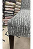 Універсальний жакардовий чохол на стілець зі спинкою Рисочки сірий, фото 5