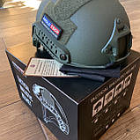Шолом балістичний Fast AholdTech олива NIJ 3A куленепробивний, фото 2