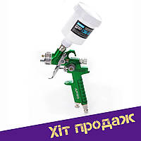 Краскораспылитель HVLP-Mini Ø0,8 мм в/б пласт. 100 мл (краскопульт) APRO