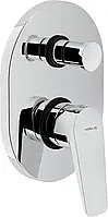 Змішувач для ванни прихованого монтажу SKY на два споживача з монтажною частиною, колір: хром