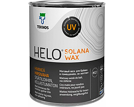 Матовий віск HELO SOLANA WAX для внутрішніх дерев'яних поверхонь (0.9 л), Teknos