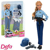 Кукла с нарядами DEFA 29см полицейская 2 вида