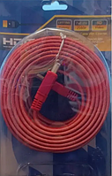 Кабель HDMI 5м плоский красный/синий (блистер)