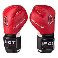 Боксерские перчатки 8oz красные FGT Cristal 2815