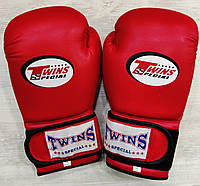 Боксерские перчатки 8 oz красные Twins FLEX