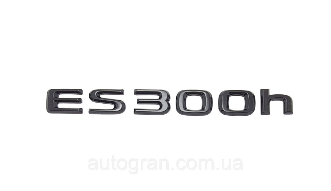 Емблема напис багажника Lexus ES300h чорна