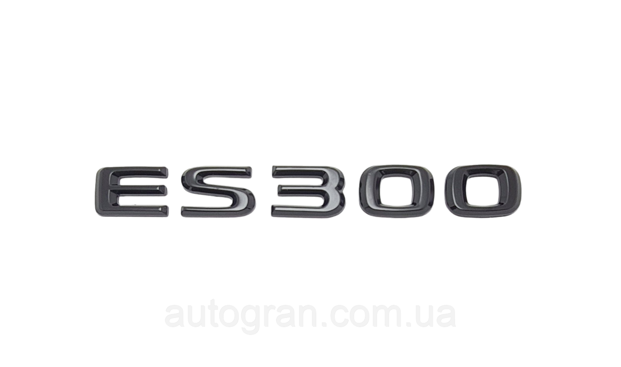 Емблема напис багажника Lexus ES300 чорна