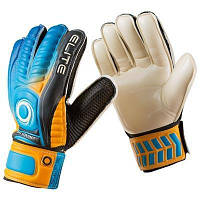 Вратарские перчатки Latex Foam ELITE, размер 9, оранжевый/голубо