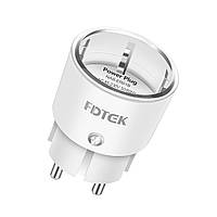 FDTEK Zigbee 3.0 Smart Plug 16A, розумна розетка з вимірюванням потужності та дистанційним керуванням