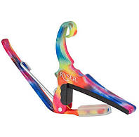 Каподастр Kyser KG6TDA Quick-Change Acoustic Guitar Capo Tie Dye ES, код: 6556477