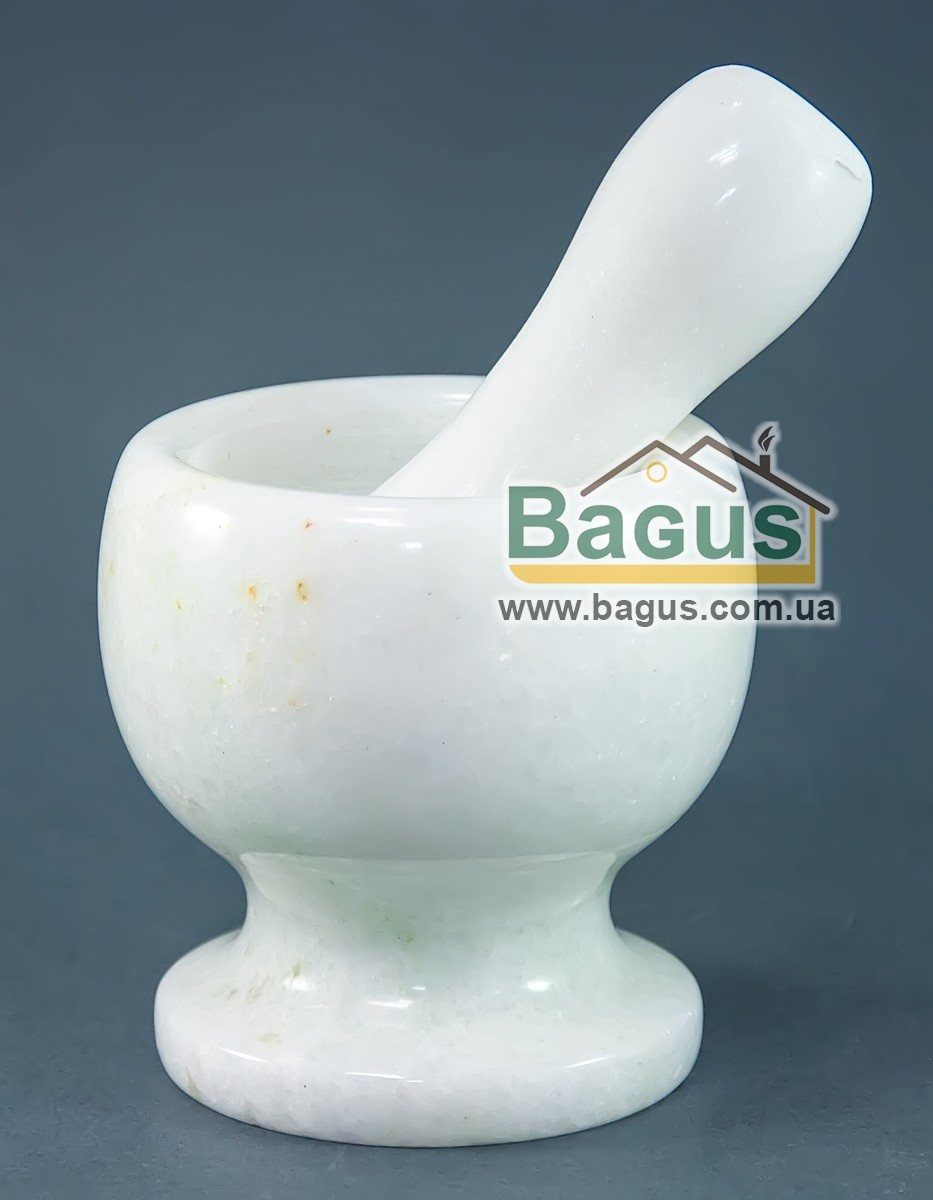 Ступка кам'яна з пестиком (біла) Empire EM-2142