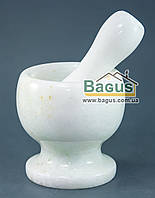 Ступка кам'яна з пестиком (біла) Empire EM-2142