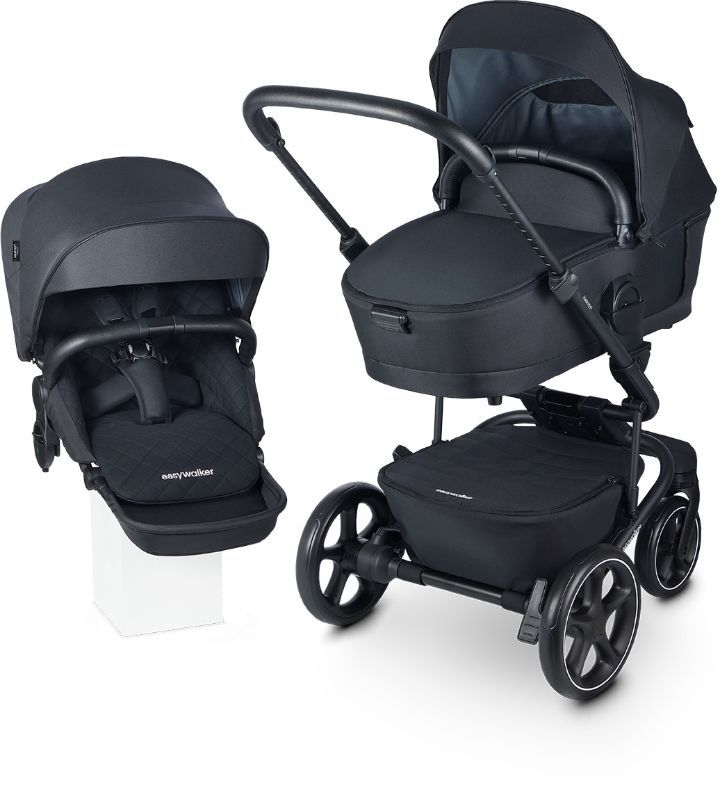 Коляска універсальна 2в1 Easywalker Harvey5 Premium, Diamond Black