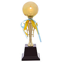 Кубок спортивный Zelart BALL C-303 высота 33см золото