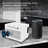Розумний проєктор з Wi-Fi XPro X6 Android 10, 4K, Bluetooth, 4-ядерний, 1/8 Гб, для домашнього кінотеатру, фото 4