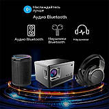 Розумний проєктор з Wi-Fi XPro X6 Android 10, 4K, Bluetooth, 4-ядерний, 1/8 Гб, для домашнього кінотеатру, фото 7