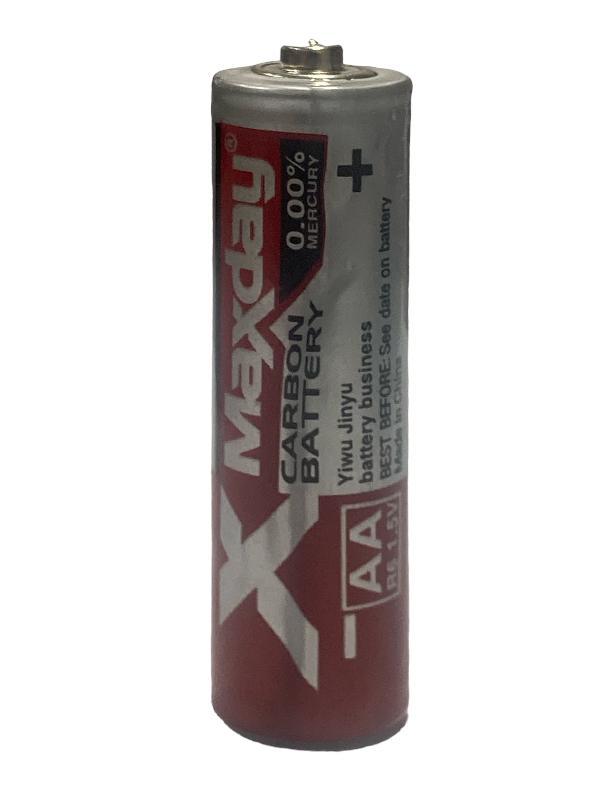 Батарейка пальчикова AA (Maxday), червона, фото 1