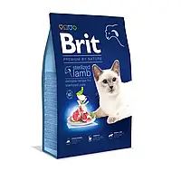 Сухой корм для стерилизованных котов Brit Premium by Nature Cat Sterilized 8 кг - ягненок