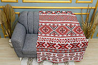 Плед «Красно-белая вышиванка»