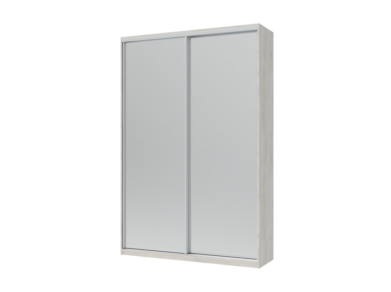 Шафа купе Doros Сіті Лайт Біле дерево 2 Дзеркала 150х45х225 (42002059), фото 1