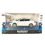 Іграшкова машинка металева Nissan Sylphy, ніссан, білий, звук, світло, інерція, откр двері, капот, Автоексперт, 1:32,14,5*7*5 см, фото 7