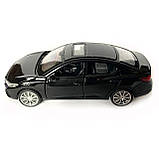 Іграшкова машинка металева Nissan Sylphy, ніссан, чорний, звук, світло, інерція, откр двері, капот, Автоексперт, 1:32,14,5*7*5 см, фото 2