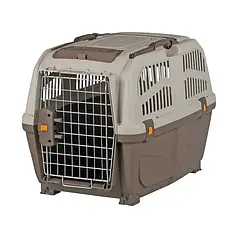 Контейнер-переноска для собак вагою до 30 кг Trixie «Skudo 4» 48 x 51 x 68 см (коричнева)