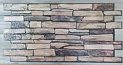 Декоративні панелі з ПВХ "Камінь коричневий"