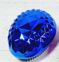 Масажна щітка для волосся овал, синя