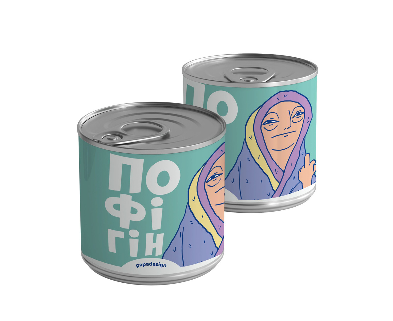 Консерва-чай Пофігін 325 мл PAPAdesign