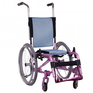 Легка коляска для дітей «ADJ KIDS» OSD-ADJK-R (рожева), івалидна коляска для дітей
