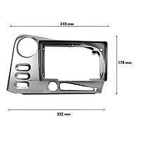 Перехідна рамка 9" Lesko Toyota Matrix 2003-2008г 10 шт., фото 3