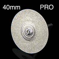 Комплект: Диск алмазный 40 MM PRO -10 шт + держатель дисков (2 шт) для гравера и дрели
