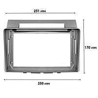 Перехідна рамка Lesko 9" Toyota Corolla Verso 2004-2009 (7716) 5 шт., фото 3