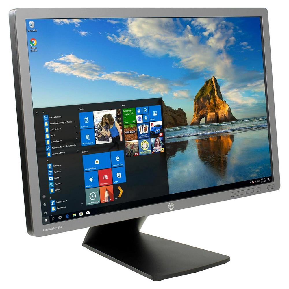 Монітор 24" 1920*1200 IPS HP E241i LED VGA DVI DP USB*2 Pivot сріб.+чорн. бв A Гар.12міс!