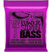 Струны для бас-гитары Ernie Ball 2831 Power Slinky Bass Nickel Wound 55 110 SX, код: 6555407