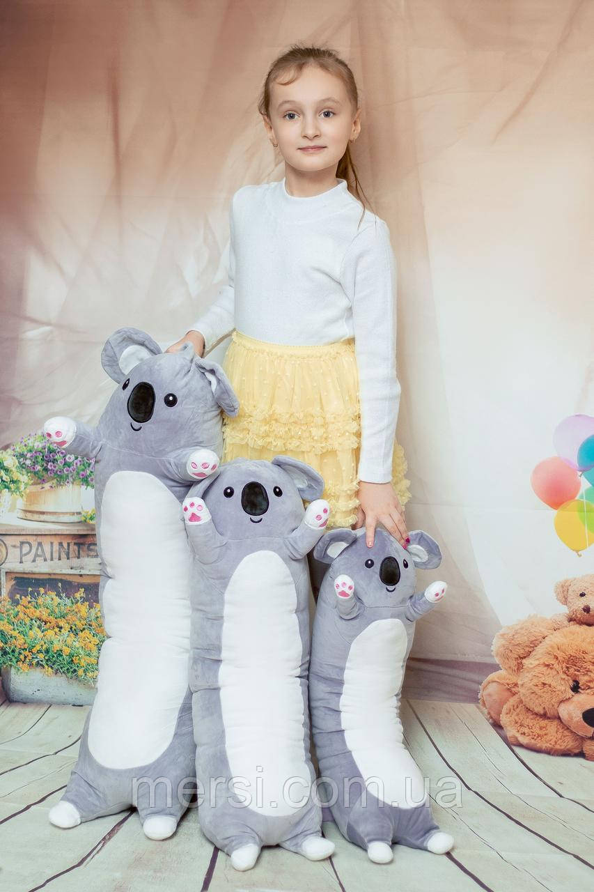 М'яка іграшка "Коала батон" 70 см Подушка-обіймашка., фото 1