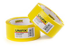 Стрічка клейка пакувальна жовта 45 мм*200м SKW-5400266 UNIFIX