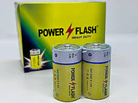 Батарейка солевая Power Flash R20/D