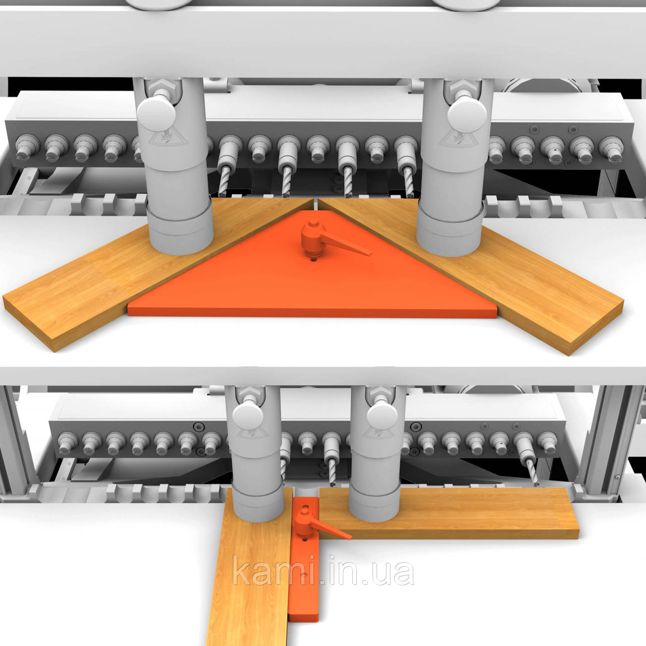 Комплект упорів MAGGI для свердління під 45 і 90 градусів, фото 1